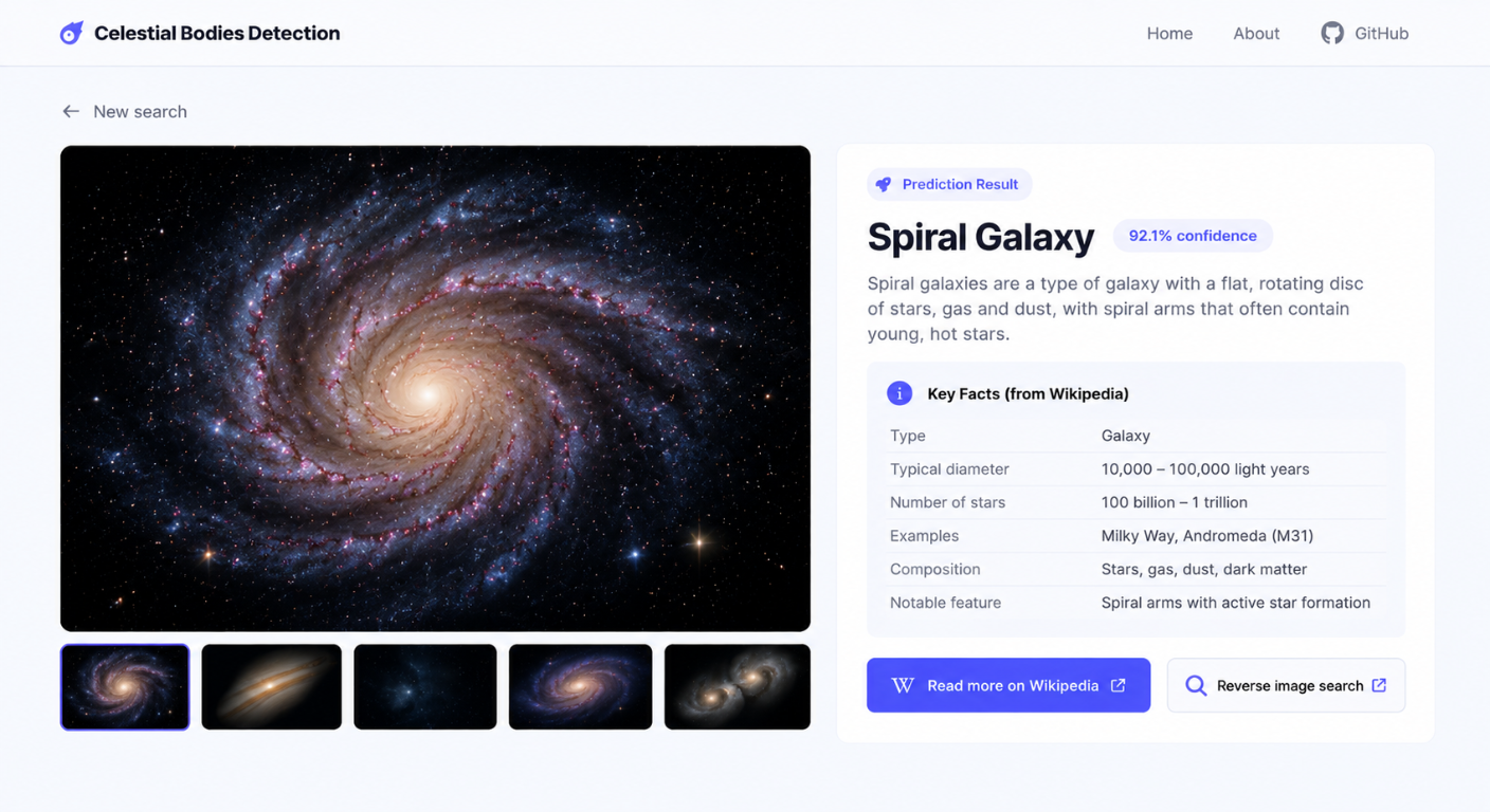 Celestial Bodies Detection screenshot — 4 of 4
